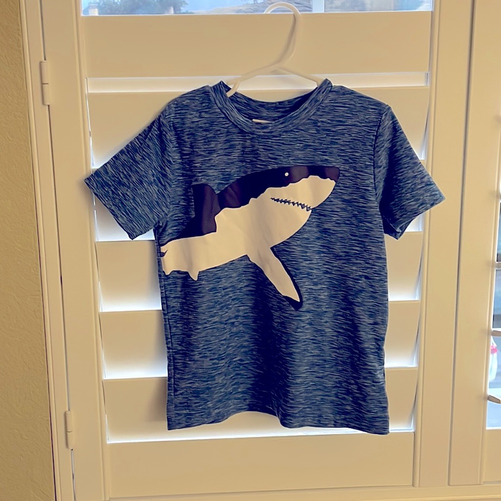 Hanna Andersson Blue Sunblock UV Tee, 4T